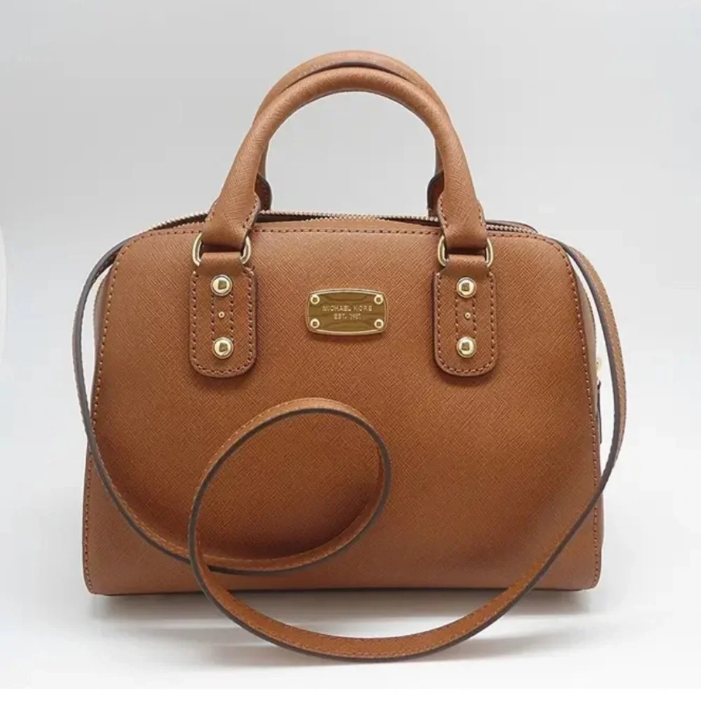Michael Kors Sandrine Satchel Crossbody Strap Bag Saffiano Leather - Picture 1 of 15